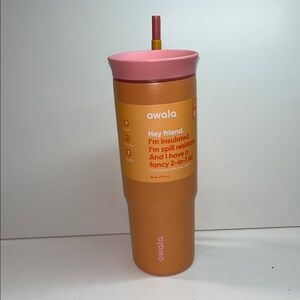 New! Owala 24oz Stainless Steel Straw
Tumbler